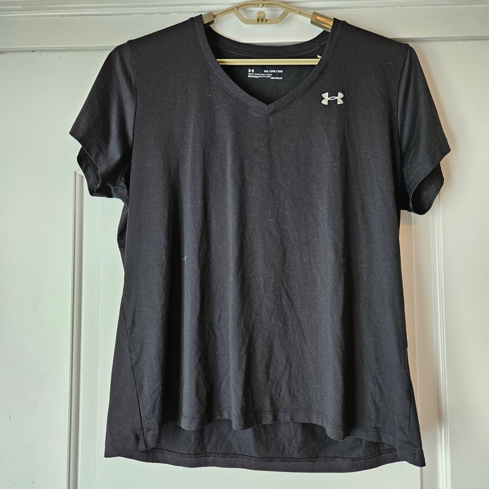 Workout Bundle Women's XL Under Armour Shorts Tank Shirt Gym Athletic Athleisure - Picture 8 of 12